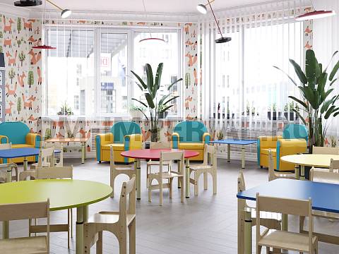 Оснащение детских садов, Мягкая мебель, Кресло Малютка ММ-009-К Оснащение детских садов, Мягкая мебель, Кресло Малютка ММ-009-К