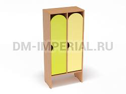 Деревянный детский шкафчик для гардероба
