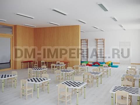 Оснащение детских садов, Столы, Стол Шахматы на регулируемых ножках СТ-039