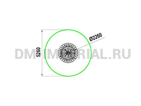 Уличное оборудование, Игровое оборудование, Фигура для лазания Мачта МФ 1.332 МФ 1.332
