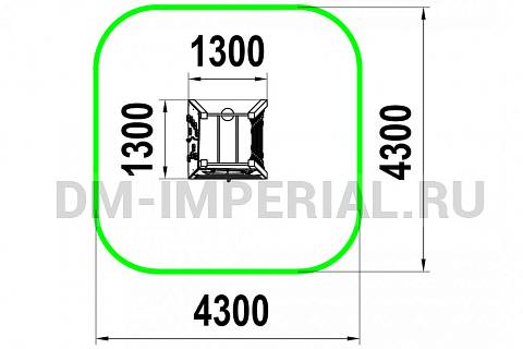 Уличное оборудование, Спортивное оборудование, Спортивный миникомплекс СП 1.135 СП 1.135