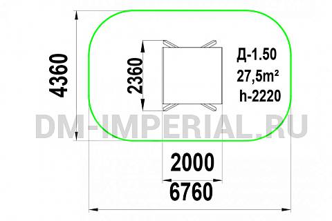 Уличное оборудование, Садово-парковое оборудование, Диван-качели Д 1.50 Д 1.50
