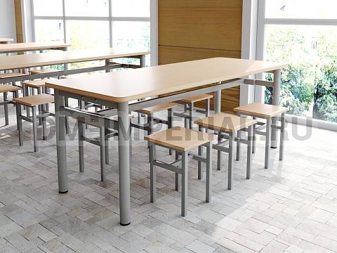 Оснащение школ, Мебель для столовой, Стол обеденный 1800 ШМ-СТ-035