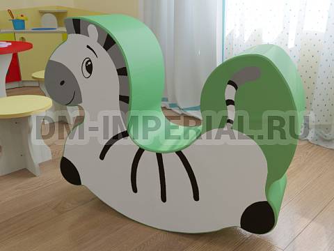 Оснащение детских садов, Мягкие модули, Контурная игрушка Зебра ММ-КИ-003