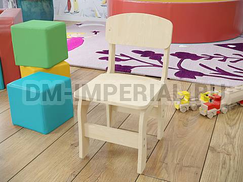 Оснащение детских садов, Стулья, Стул Добрыня, лак/лак С-008.01