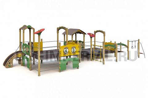 Уличное оборудование, Детские игровые комплексы, Детский игровой комплекс МГН 1.2 МГН 1.2