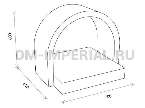 Оснащение детских садов, Мягкие модули, Мягкие спортивные модули Набор 9 ММ-СМ-02.017