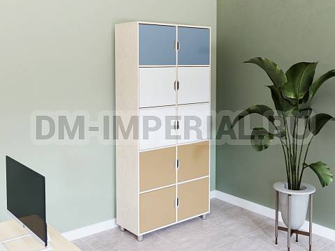 Оснащение школ, Системы хранения, Система хранения 1-но секционная закрытая низ двойной ШСХ-001-1