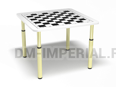 Стол Шахматы на регулируемых ножках