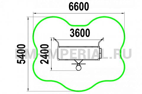 Уличное оборудование, Спортивное оборудование, Спортивный миникомплекс СП 1.105 СП 1.105