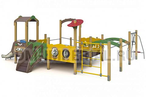 Уличное оборудование, Детские игровые комплексы, Детский игровой комплекс МГН 1.1 МГН 1.1