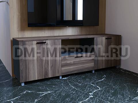 Офисная мебель, Кабинет руководителя, Тумба под ТВ с вырезом КР-1.65