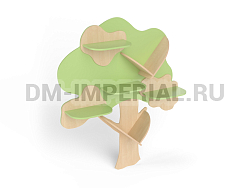 Деревянная книжная полка Дубок