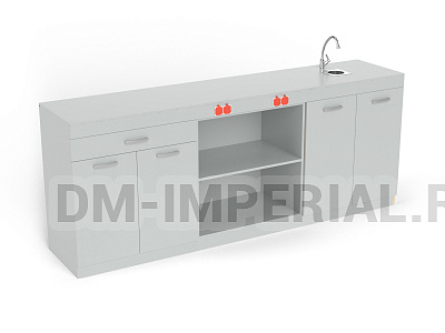 Стол демонстрационный для кабинета химии, тип 2