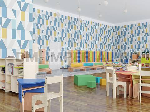 Оснащение детских садов, Мягкая мебель, Банкетка Даша двухсторонняя ММ-006