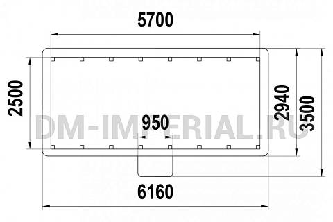 Уличное оборудование, Теневые навесы, Детская веранда ТН-1.5 ТН-1.5