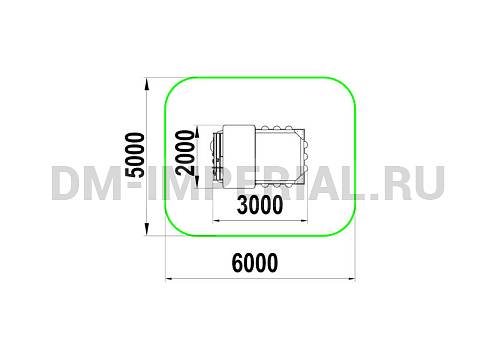 Уличное оборудование, Игровое оборудование, Песочница Авангард МФ 1.130 МФ 1.130