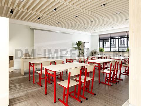 Оснащение школ, Системы хранения, Система хранения 1-но секционная со стеклом низ двойной ШСХ-001-6