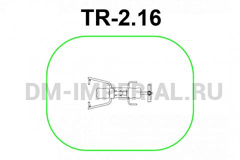Уличное оборудование, Спортивное оборудование, Тренажер двойной Вертикальная тяга-Флекс ТР 2.16 ТР 2.16