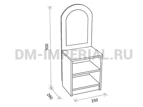 Оснащение детских садов, Игровая мебель, Трюмо ИМ-012