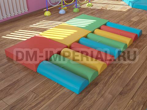 Оснащение детских садов, Мягкие модули, Развивающие мягкие модули Дорожка ММ-РМ-04.005