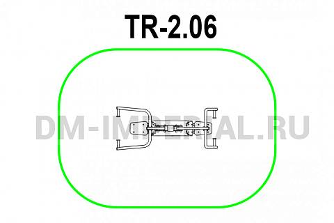 Уличное оборудование, Спортивное оборудование, Тренажер Жим-Вертикальная тяга ТР 2.06 ТР 2.06