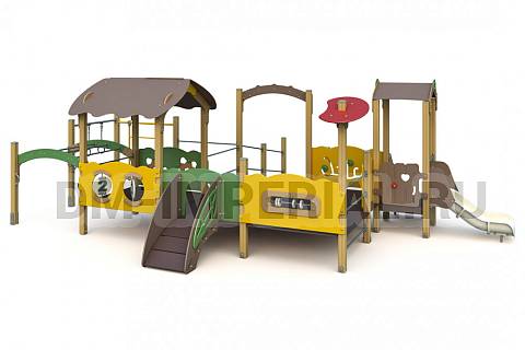 Уличное оборудование, Детские игровые комплексы, Детский игровой комплекс МГН 1.5 МГН 1.5