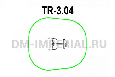 Уличное оборудование, Спортивное оборудование, Тренажер Гиперэкстензия 2 ТР 3.04 ТР 3.04