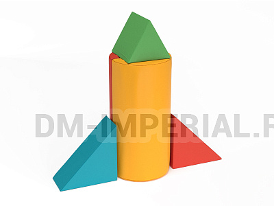 Мягкие игровые модули Ракета