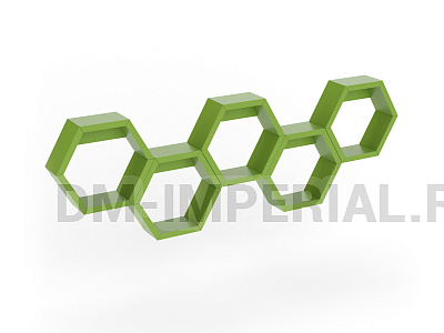 Полка соты для актового зала