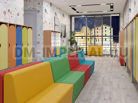 Оснащение детских садов, Мягкая мебель, Диван Малыш ММ-011-Д Оснащение детских садов, Мягкая мебель, Диван Малыш ММ-011-Д