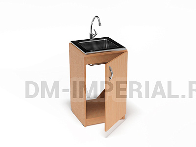 Тумба с мойкой и смесителем