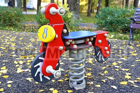 Уличное оборудование, Игровое оборудование, Качалка на пружине Мотоцикл КА 1.10 КА 1.10