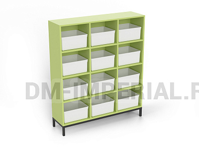 Стеллаж гардеробный для хранения обуви на 15 яч.