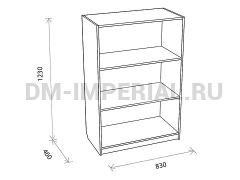 Офисная мебель, Шкафы для офиса, Шкаф офисный без дверей Ш 1.03 Ш-1.03