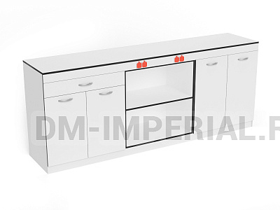 Стол демонстрационный физики на металлокаркасе