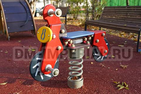 Уличное оборудование, Игровое оборудование, Качалка на пружине Мотоцикл КА 1.10 КА 1.10