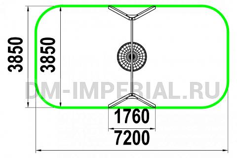 Уличное оборудование, Игровое оборудование, Качели Гнездо КАЧ 1.1 КАЧ 1.1
