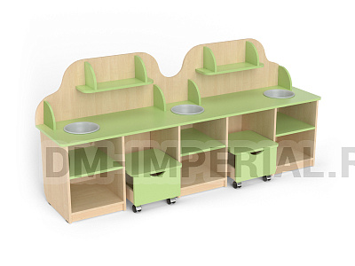 Стол дидактический Машенька двойной