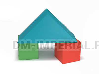 Мягкий конструктор Домик мини