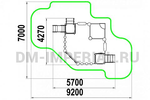 Уличное оборудование, Игровое оборудование, Песочный дворик Две башни МФ 1.3 МФ 1.3