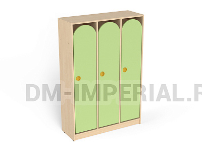 Шкаф 3-х секционный на цоколе