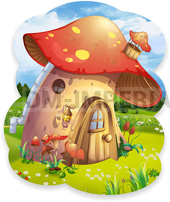 "Грибок", резной стенд