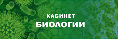 "Кабинет биологии", кабинетная табличка
