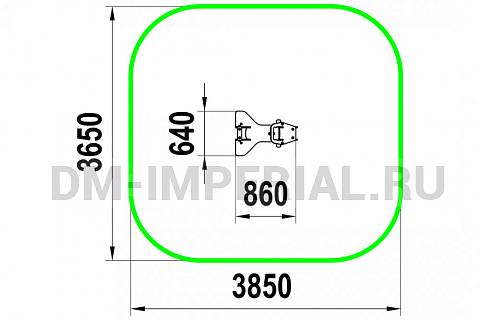 Уличное оборудование, Игровое оборудование, Качалка на пружине Самолет КА 1.9 КА 1.9