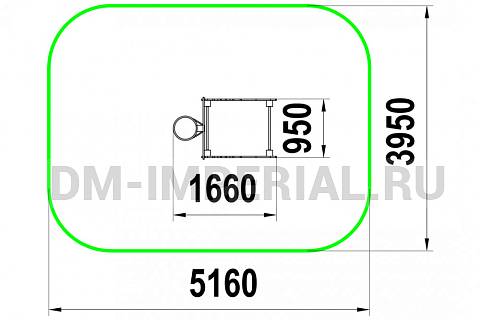 Уличное оборудование, Игровое оборудование, Игровая форма Жираф МФ 1.24.1 МФ 1.24.1