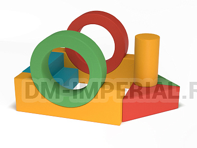 Мягкие игровые модули Пароходик