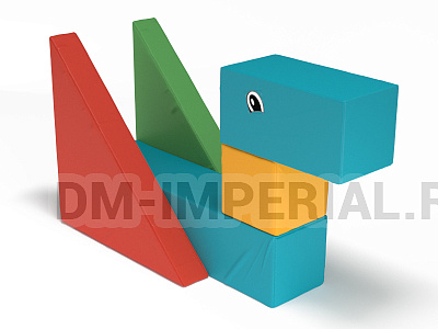 Мягкие игровые модули Уточка