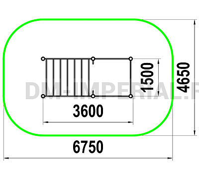 Уличное оборудование, Спортивное оборудование, Наклонный рукоход, турники W-07.005 W-07.005