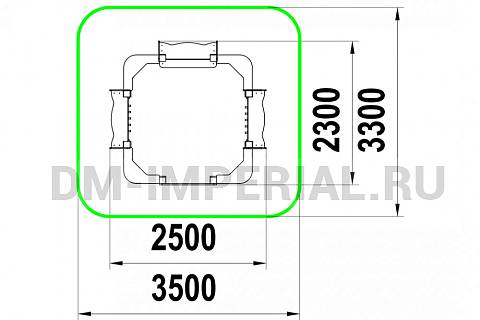 Уличное оборудование, Игровое оборудование, Детская песочница Магазин МФ 1.82 МФ 1.82